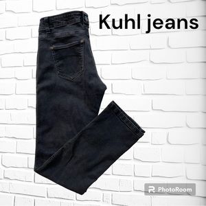 Kuhl washed black jeans, size 8 regular
